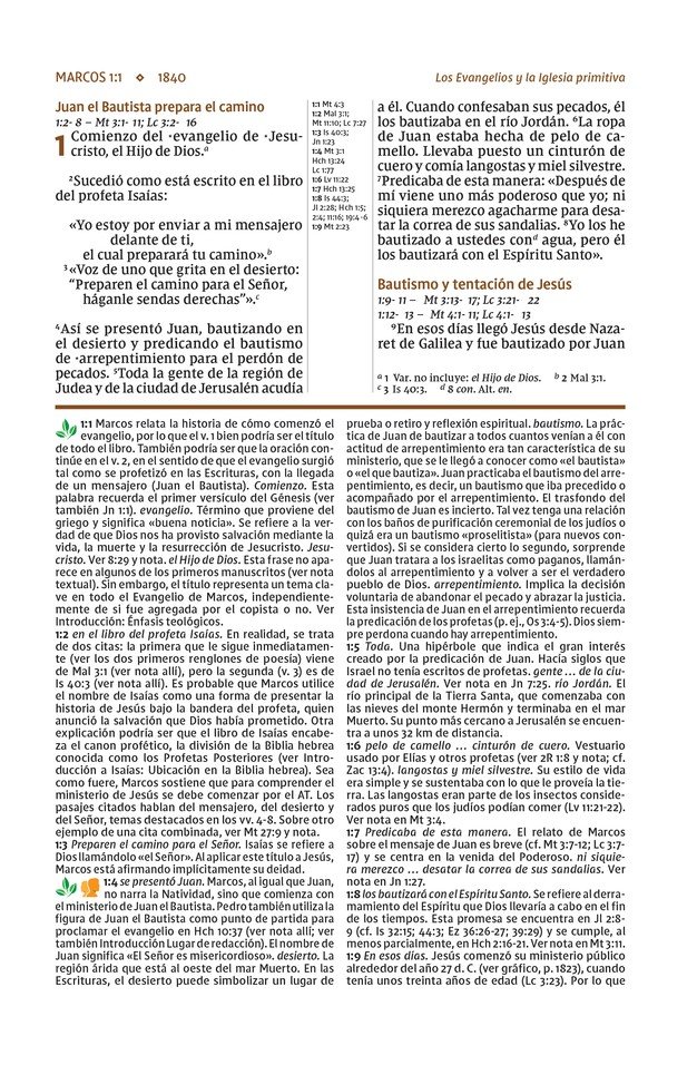 NVI, Biblia De Estudio Actualizada, Revisión 2022, Imitación Piel, Café, Letra Grande, Interior A Color, Palabras De Jesús En Rojo, Comfort Print - Imagen 9