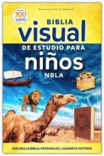Alternative view of NBLA, Biblia Visual De Estudio Para Niños, León, Interior A Cuatro Colores, Imitación Piel, Café, Comfort Print