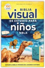 Alternative view of NBLA, Biblia Visual De Estudio Para Niños, Interior A Cuatro Colores, Imitación Piel, Turquesa, Comfort Print