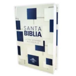 Biblia Letra Grande Mayúscula RV1960, Tapa Dura Azul y Gris